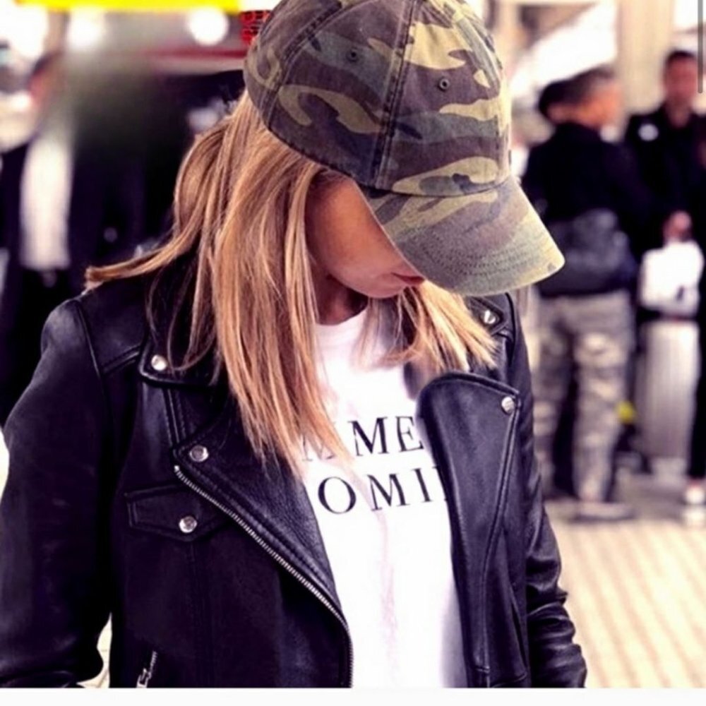 - Women's Camo Baseball Style Hat with adjustable sizing